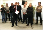  photo Mr Jean Mazet et les membres du Conseil Municipal